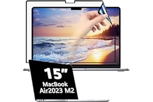 Halloive Macbook Air 15 inch Privacy Screen Protector (2023, M2, A2941), Removable Privacy Screen Filter for New MacBook Pro 15.3 Inch Laptop Privacy Screen, Anti Spy/Anti Blue Light/Anti-Glare