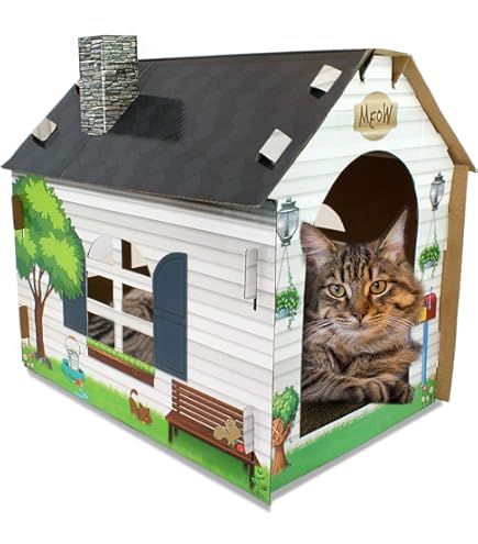Cardboard Like A Kitty In The House Bunny House Indoor SEKAM