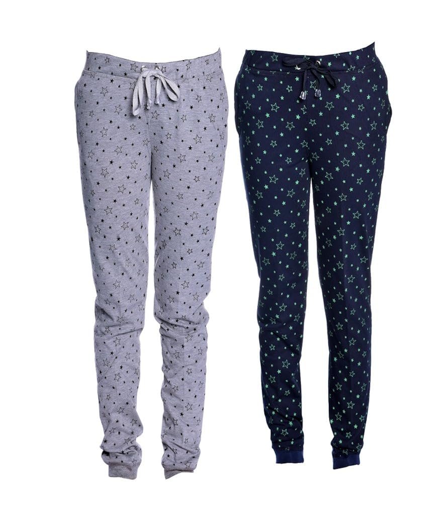 vimal women's cotton trackpants - set of 2