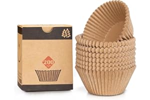 Cupcake Liners for Baking 200pcs Muffin Liners Cupcake Liner for Kitchen Food-grade Cupcake Wrapper Baking Supplies for Cupca