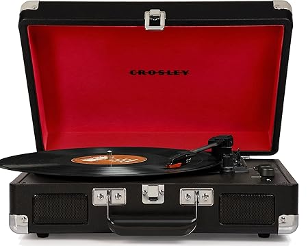 Crosley Cruiser Deluxe Plattenspieler Schwarz
