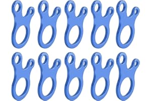 3 Holes Rope Tensioner, Aluminum Alloy Adjusters for Tent Camping Hiking Backpacking, with Compact Lightweight Design for Out