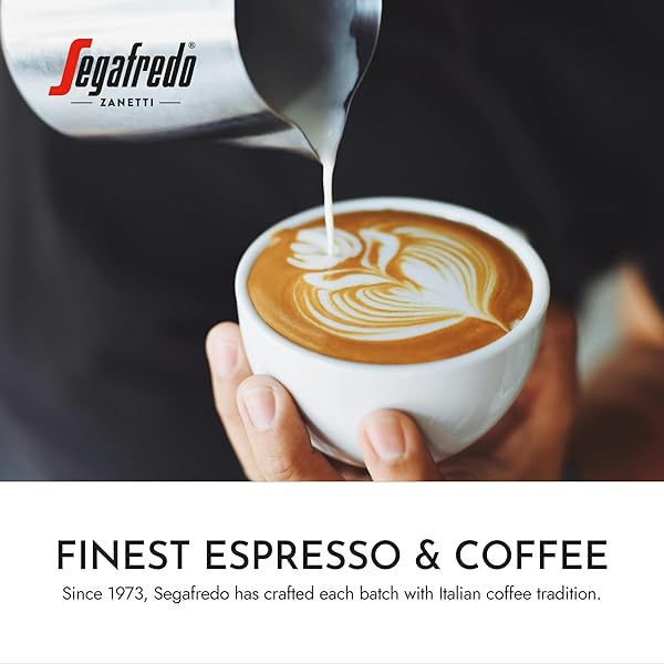 SEGAFREDO ZANETTI GROUND COFFEE – MADE WITH ARABICA COFFEE – LIGHT ROAST, SILKY SMOOTH WITH FLORAL NOTES – BLEND OF COLOMBIAN AND SUMATRAN ARABICAS – BRIGHT, MEDIUM-BODIED – BRILLANTE, 10OZ BAG
