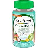 Centrum Adult MultiGummies Tropical Fruit Multivitamin and Multimineral Supplement, Pineapple-Mango, Dragonfruit, and Passion