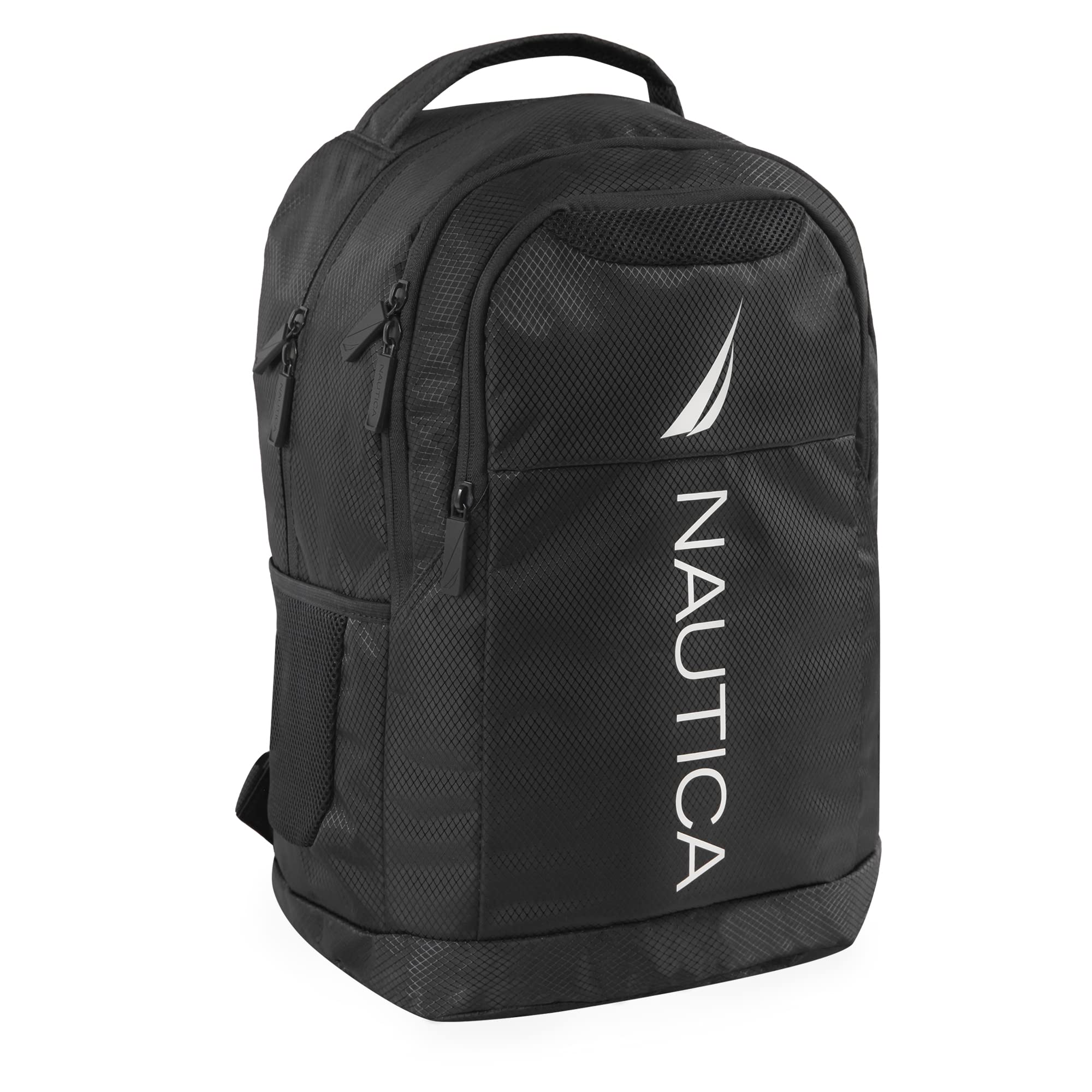NAUTICA Backpack, Black, 18"