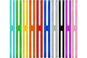 10 Pieces H Band Silicone Rubber Bands 9 Inch Elastic Heavy Duty Rubber Bands for Books Assorted Colors Luggage Strap for Off