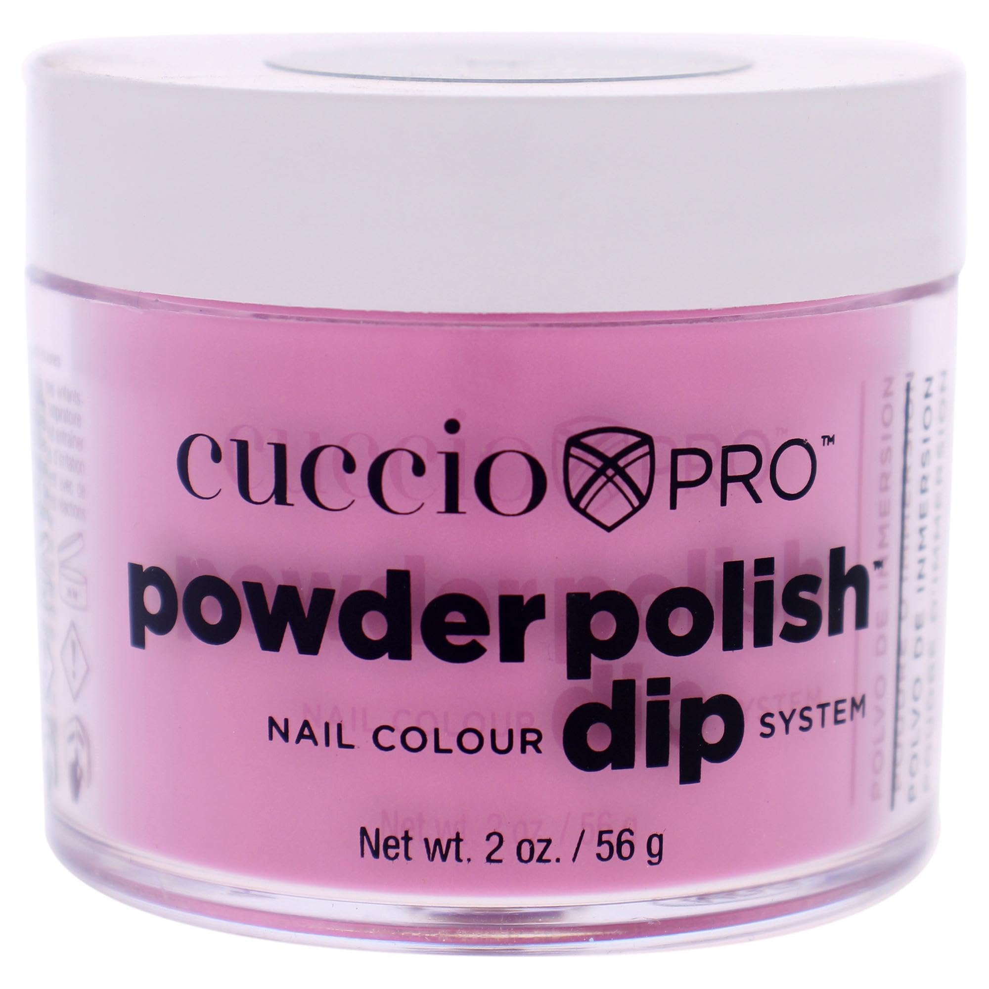Cuccio Powder Polish Dip 56 g, Bright Pink — image 1