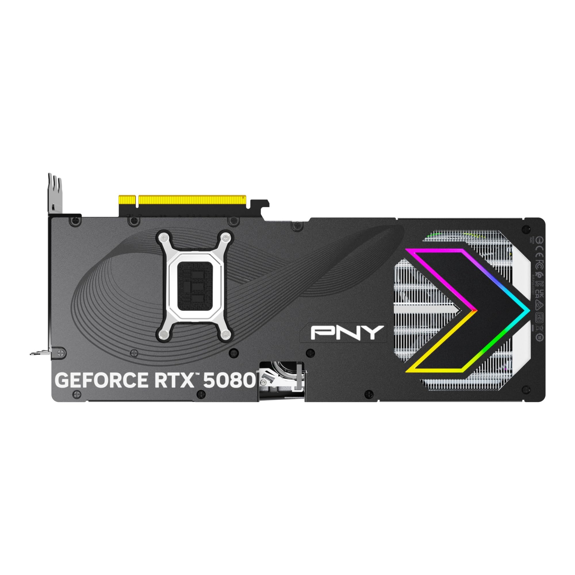 PNY NVIDIA GeForce RTX? 5080 16GB ARGB Overclocked Triple Fan Graphics Card (DLSS 4, PCIe 5.0, HDMI/DP 2.1, 2.9-Slot, Epic-X? RGB Lighting)