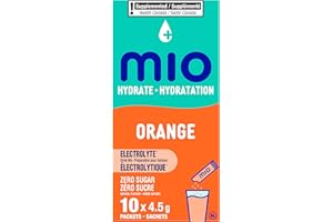 mio Hydrate Orange Electrolyte Drink Mix, 4.5 g Packets, 10 ct Box