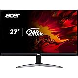 Acer Nitro 27" WQHD 2560 x 1440 PC Gaming Monitor | AMD FreeSync Premium | Up to 240Hz Refresh | Up to 0.5ms HDR350 | DCI-P3