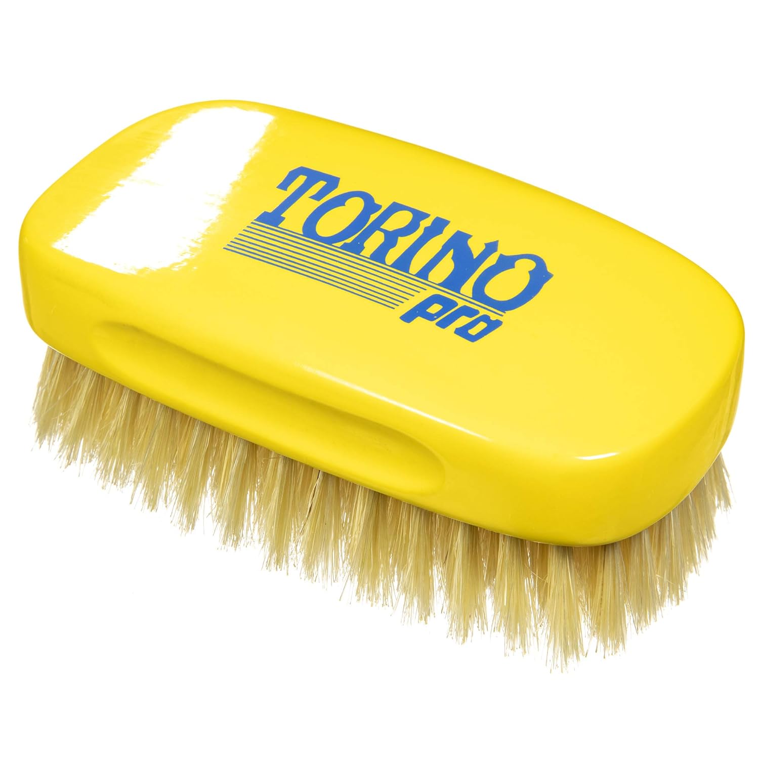 Torino Pro Soft 13 Row Palm Wave Brush - #1880 - military hair brush with 100% boar bristles - Great brush with pull for laying down 360 waves before putting on your durag- Good for connections