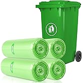 Kitchen Biodegradable Garbage Bags, 13 Gallon/50L Large Compost Bags for Green Bin, Recycling Bin Liners, Eco-friendly Compos