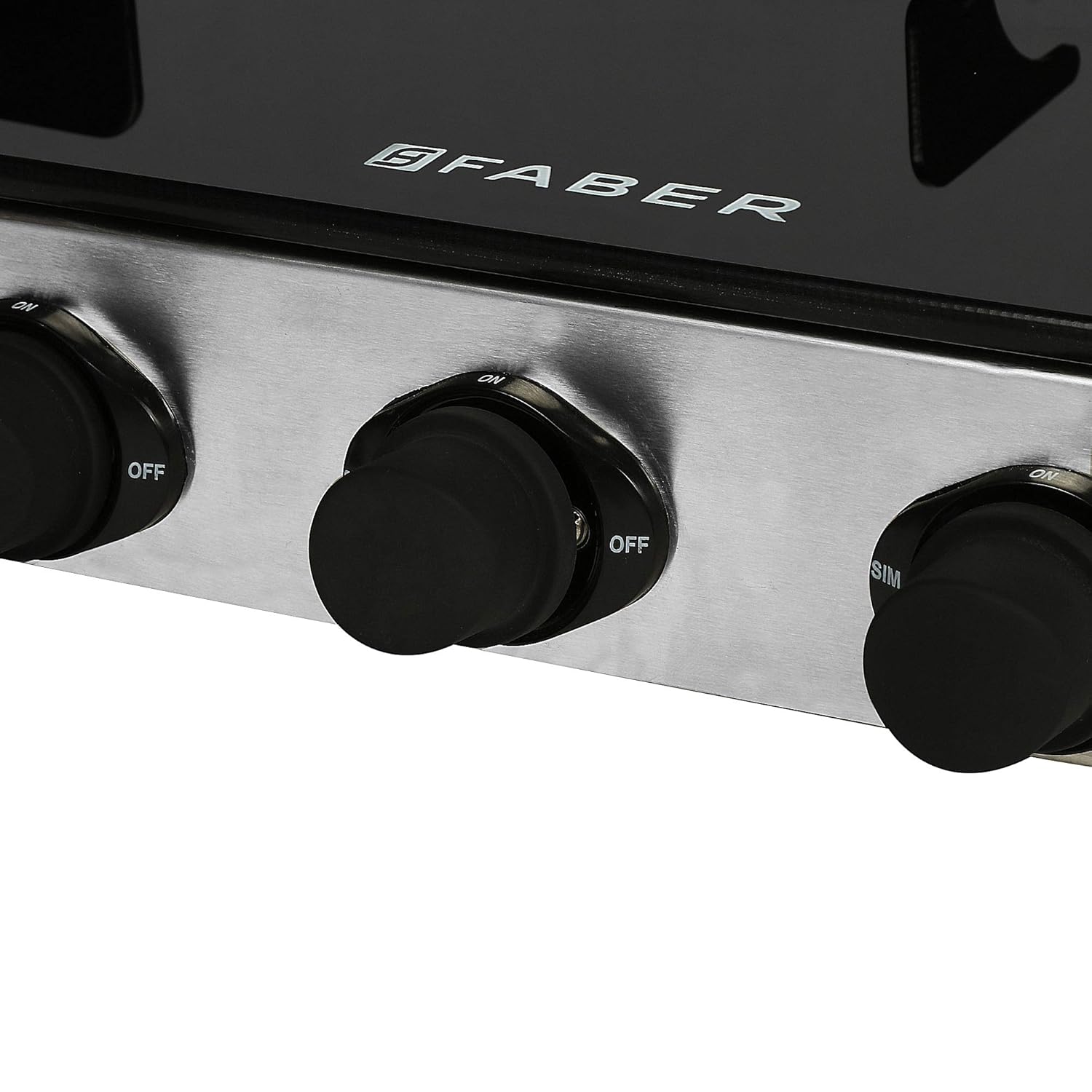 Auto Ignition Supreme Plus Glass Stove 3 Burner Glass Cooktop Faber