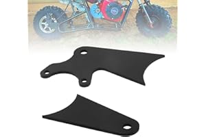 Sporacingrts 4 Inch Mini Bike Stretch Tab Steel Kit Compatible with Motovox and Mega Moto Frame Extensions