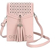 seOSTO Womens Small Crossbody Bag For Woman, Tassel Wallet Purse，Gifts For Teenage Girls