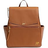 Freshly Picked Classic II Diaper Bag Backpack, Wipeable Vegan Leather With Changing Pad (Harry Potter V2)