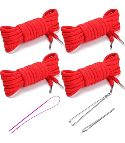 Pants Sweatpants Drawstrings Replacement Drawstring Kit - 20 Pack Drawcords With 3 Threader Tools For Pants And Hoodies Hoodie Drawstring Replacement
