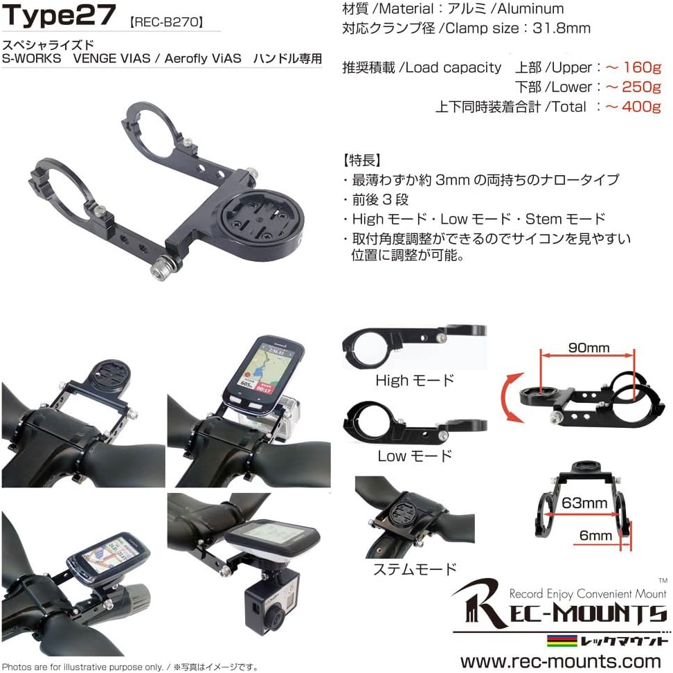 specialized aerofly 2 garmin mount