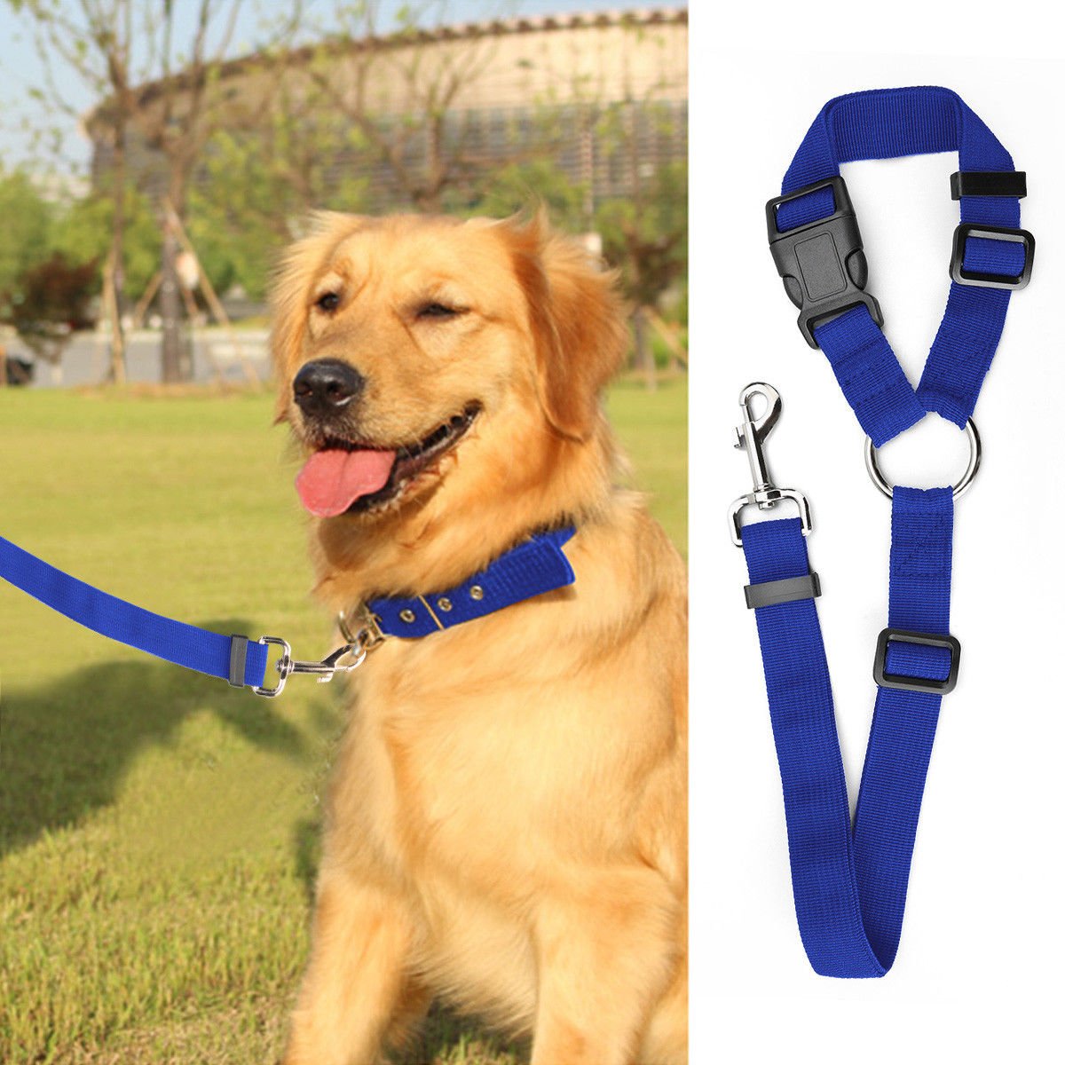 Harnais Pour Voiture Plifet 2 Pcs Chien Chat Sangle De Ceinture De Securite De Voiture Appui Tete Retenue En Nylon Reglable Tissu Chien Retenue Vehicule Ceintures De Securite Harnais Animalerie