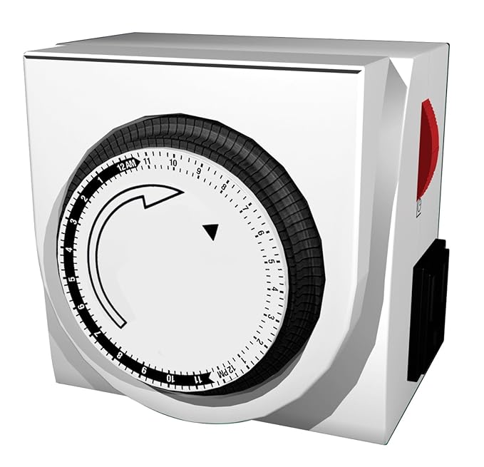 Westinghouse T00448 2Outlet Indoor Mechanical Timer, White Plug In Timer Switches