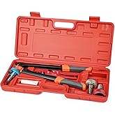 iCrimp Ratcheting Pex Expansion Tool Kit Auto Rotation PEX-a Tubing Expander, with 1/2'', 3/4'', 1'' ProPEX Expansion Heads and PEX Tubing Cutter
