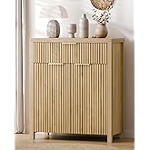 Lulive Sideboard Buffet Cabinet with Storage, 28.3" Kitchen Cabinet with Drawers Doors and Adjustable Shelf for Coffee Bar Na