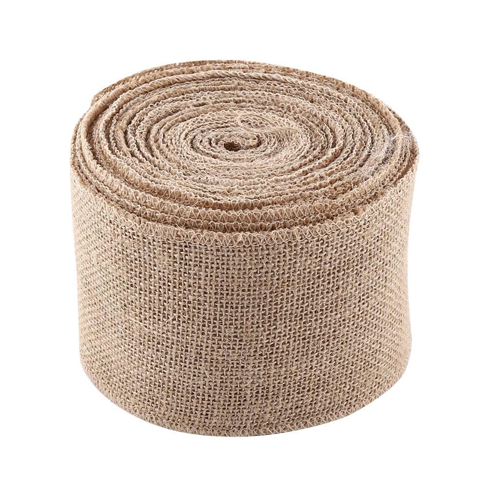 Fydun Jute Ribbon 10 m 10 cm Jute Ribbon for Wedding Table Decoration