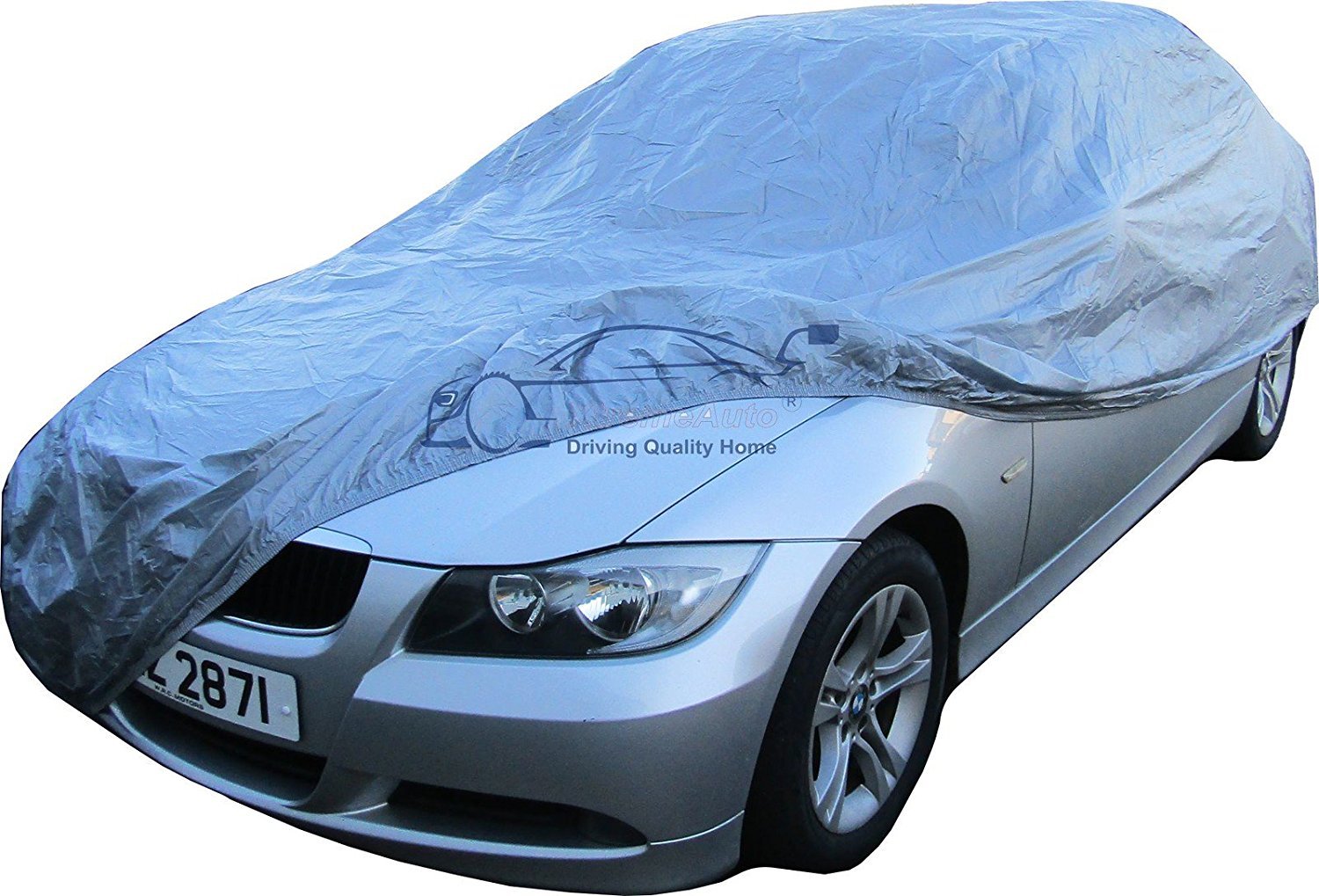 XtremeAuto® Universal Waterproof Exterior Car Covers - All Season Weather Resistant (XL 533 X 177 X 119)