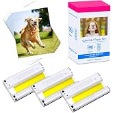 Esaytool Compatible with Canon Selphy CP1500 CP1300 Ink and Paper 4x6 | KP-108in KP-108 KP108 Replacement for Selphy CP1200 CP1000 Printer, 108 Glossy Paper + 3 Ink Cartridges Set