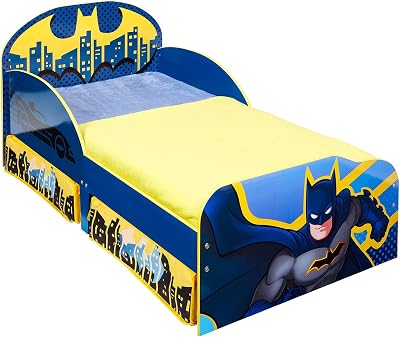 Batman Kids Toddler Bed with Storage Drawers - Safe & Fun Design
