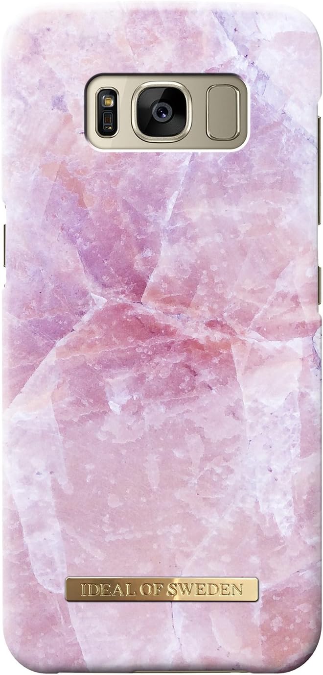 Ideal of Sweden Pilion Pink Marble Design w/Magnetically Compatible Fashion Cellphone Case for Samsung Galaxy S8