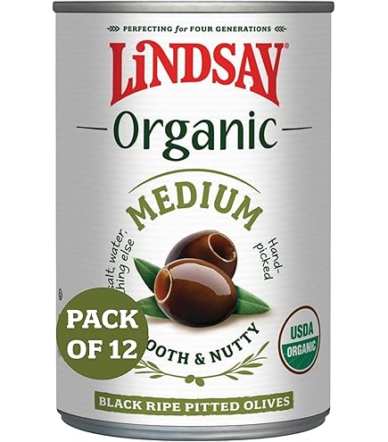 Amazon.com : Lindsay Crafted Medium Green Ripe Pitted Olives, 6 Oz