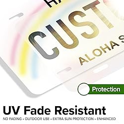 Custom Hawaii License Plate, Personalized License