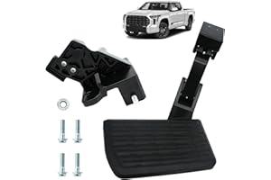 Bed Tailgate Step Compatible with Tundra 2022 2023 2024 Folding Rear Bumper Tailgate Step Retractable Truck Step Replace# PTS