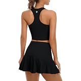 Amazon.com: Conjunto de falda deportiva casual de 2 piezas para mujer,  conjunto de falda atlética, camiseta corta para tenis, golf, faldas  deportivas : Ropa, Zapatos y Joyería