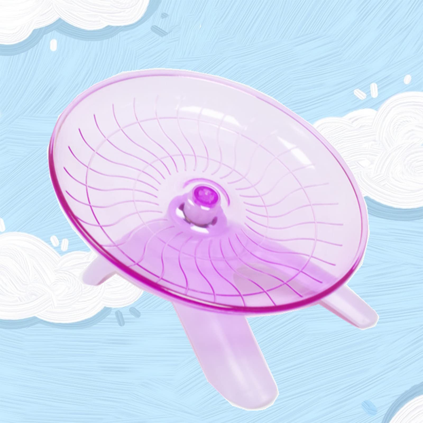 Tianlong Flying Saucer Hamster Wheel, Silent Spinner for Hamster, Syrian, Guinea Pig, Chinchilla, Pet Mice