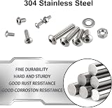 FandWay 304 Stainless Steel Bolts Nuts Set M3 M4 M5 M6 Button Head Screws view 7