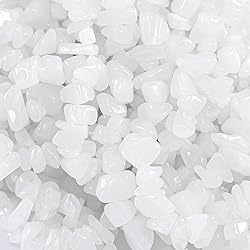 260pcs Natural White Jade Crystal Beads Chips 5mm