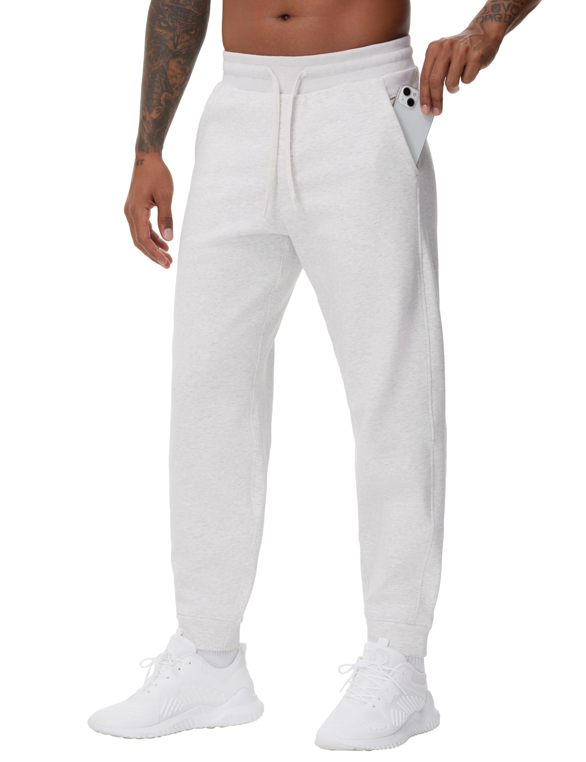 Photo 1 of **SEE NOTES**
THE GYM PEOPLE Men's Fleece Workout Sweatpants Drawstring Tapered Running Lounge Jogger Pants with Pockets Heather