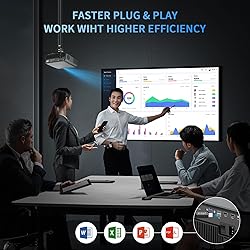 4K Smart Daylight Projector 5G WiFi Bluetooth,1000