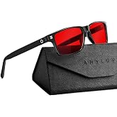 ANYLUV Blue Light Glasses for Sleep, 99.9% Blue Green Light Blocking with Red Lens, Blue Light Glasses