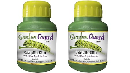Jio Green garden Store Garden Guard Organic Liquid Pesticide for All Types of Plants to Kill All Types of Caterpillars & and Many Other pests 125 ml + 125ml