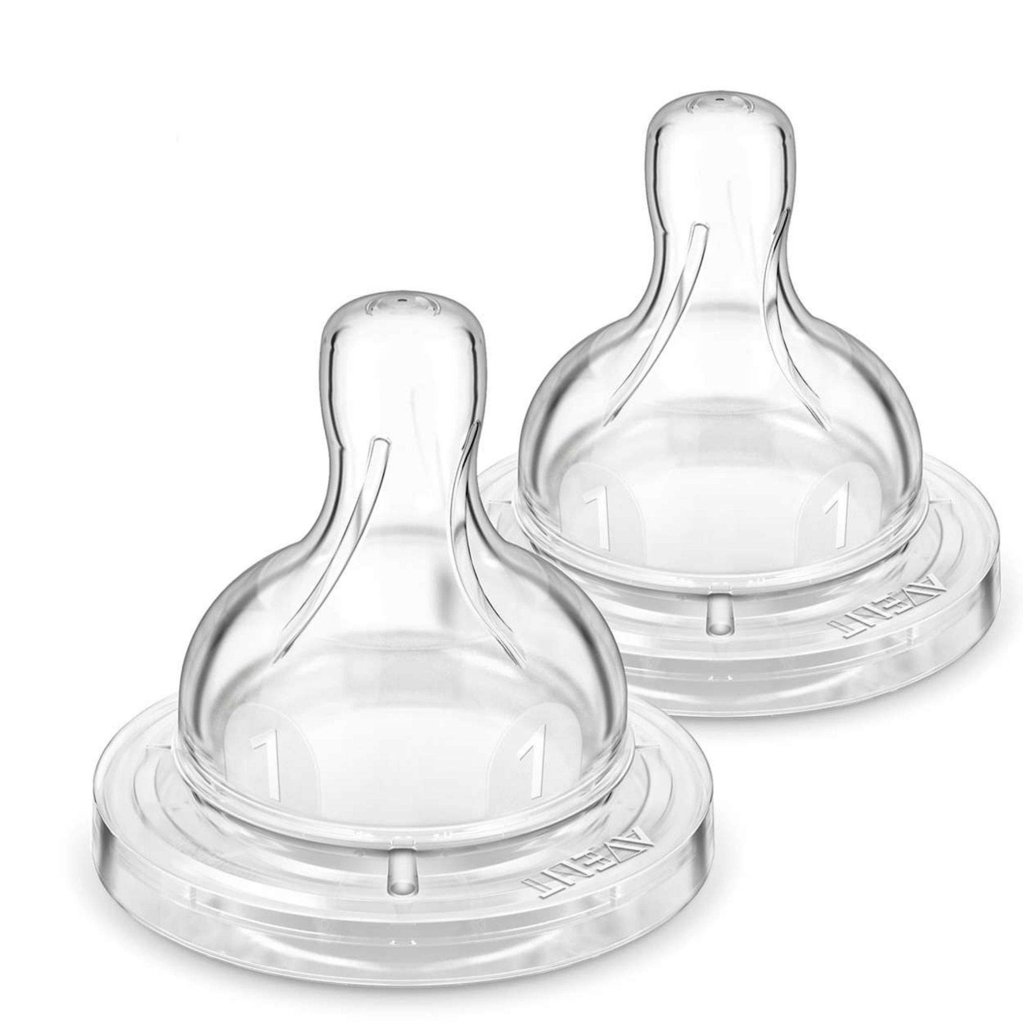 Philips Avent Classic Newborn Flow Nipple, 2-Pack