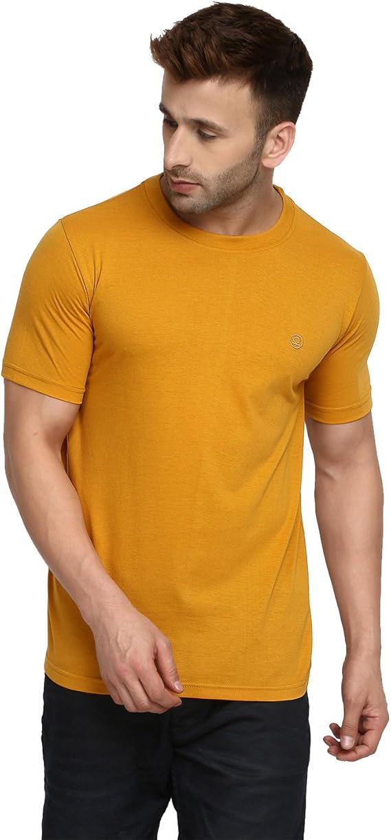 playera mostaza hombre