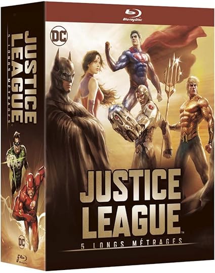 Justice League - 5 longs mÃ©tragesÂ : Le paradoxe Flashpoint   Guerre   Le TrÃ´ne de l'Atlantide   Dieux et monstres   vs les Teen Titans - Coffret Blu-ray - DC COMICS