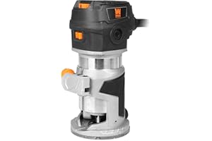 WEN RT1460 6-Amp Handheld 1/4-Inch Variable Speed Laminate Trim Router for Woodworking