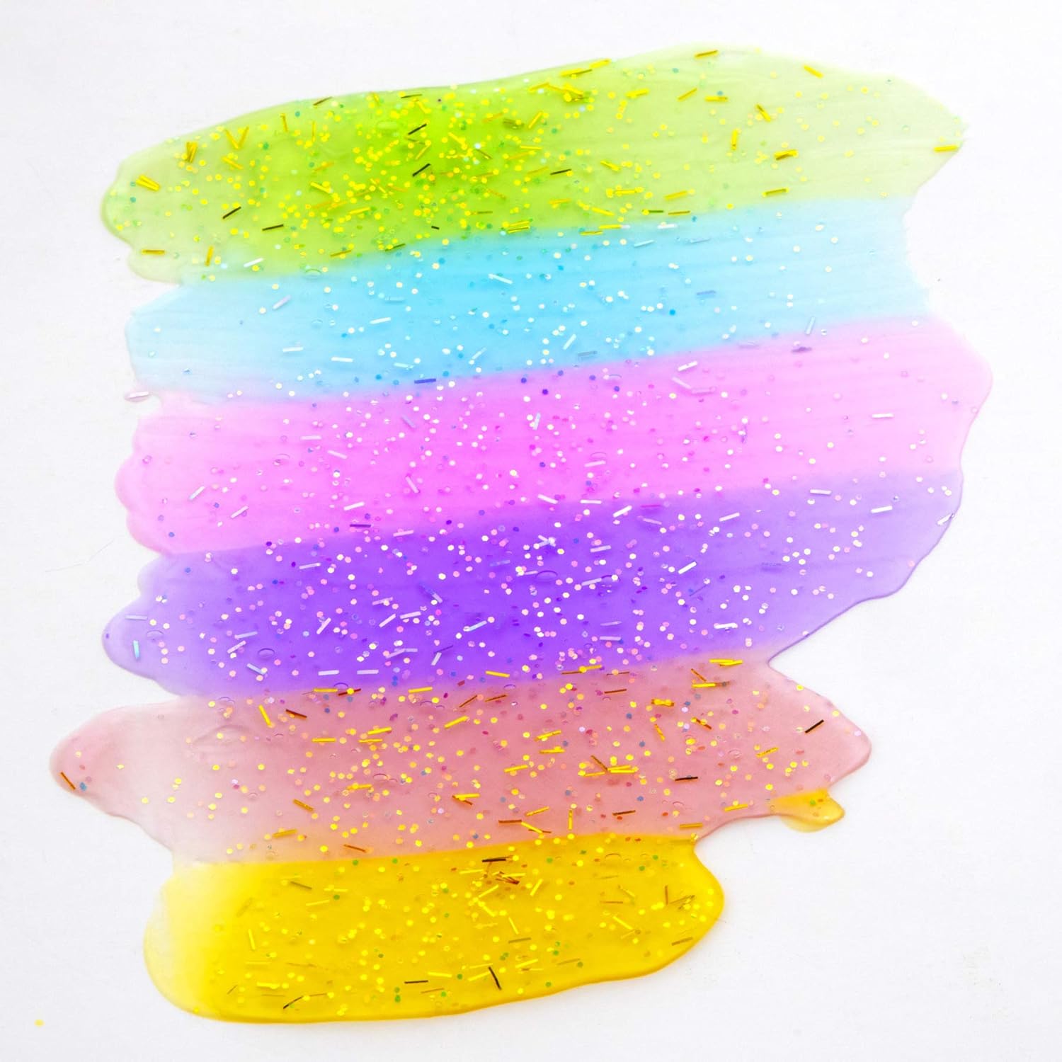BAZIC Glitter Glue 6 Neon Color, Non-Toxic Washable Glitter Glue for Slime Paints Art Crafts, Gift for Kids (6.8oz/Pack), 24-Packs: Kitchen & Dining