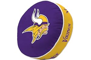 LOGO BRANDS logobrands Minnesota Vikings Team Puff Pillow