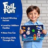 Skillmatics Foil Fun Space Art Kit No Mess Craft Activity for Kids view 2