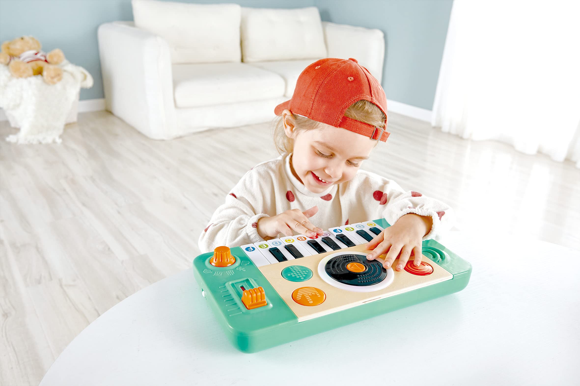 Hape DJ Mix & Spin Studio Musical Toy, Blue